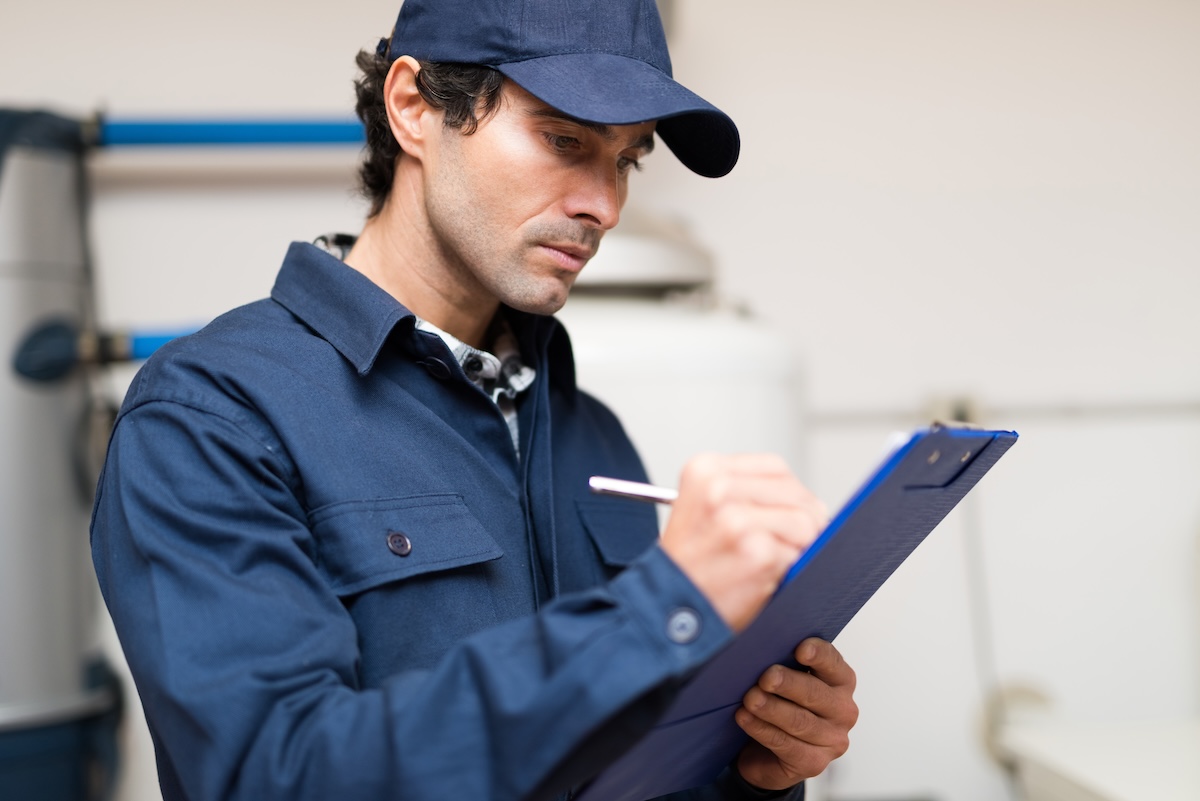man creating Effective Maintenance Plan for NSPIRE